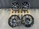 18 S3 Style Alloy Wheels Black Rims 5x112 Swm For Seat Altea Ateca Leon Toledo