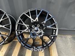 18 S3 style alloy wheels Black Rims 5x112 SWM For Seat Altea Ateca Leon Toledo