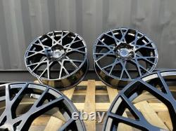 18 S3 style alloy wheels Black Rims 5x112 SWM For Seat Altea Ateca Leon Toledo