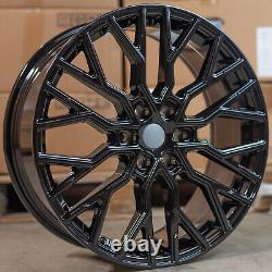 18 Transit Custom 4 Style Alloy Wheels Only Gloss Black to fit Transit Custom