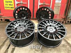 18 Transit RST Style Alloy Wheels Satin Black fits Ford Transit Custom ST 5x160