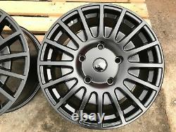 18 Transit RST Style Alloy Wheels Satin Black fits Ford Transit Custom ST 5x160