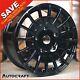 18 Transit Rally Style Alloy Wheels Tyres Ford Transit Custom + Load Rated