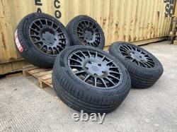 18 Transit St Style Alloy Wheels 5x160 Fit Ford Transit Custom Van Tyres Fitted