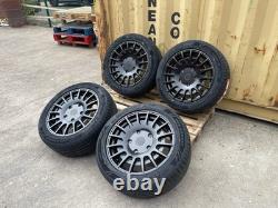 18 Transit St Style Alloy Wheels 5x160 Fit Ford Transit Custom Van Tyres Fitted