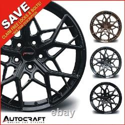 18 VELOCITY VC4 Style ALLOY WHEELS X4 TYRES Fits VW GOLF / CADDY