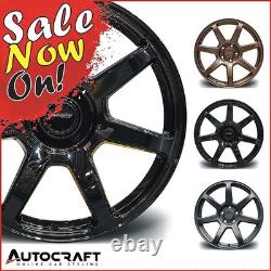 18 VELOCITY VC5 Style ALLOY WHEELS X4 TYRES Fits AUDI A3 A4 A6 TT PCD 5X112
