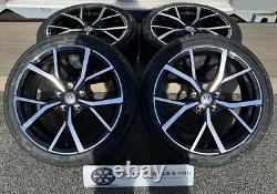 18 VW Estoril Style Alloy Wheels & Tyres for Audi A3 TT Golf Caddy (LAST SET)