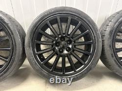 18 VW GOLF MK4 R32 style alloy wheels 5x100 Black AUDI A1 POLO FABIA A3 IBIZA