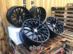 18 VW Golf Clubsport R8 Style Alloy Wheels Black MK5 MK6 MK7
