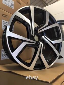 18 VW Golf Clubsport Style Alloy Wheels Gloss Black Polished MK5 6 7 Audi A3