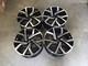 18 Vw Golf Clubsport Style Alloy Wheels Gloss Black Polished Mk5 Mk6 Mk7 Mk7.5