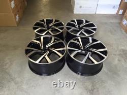 18 VW Golf Clubsport Style Alloy Wheels Gloss Black Polished MK5 MK6 MK7 MK7.5