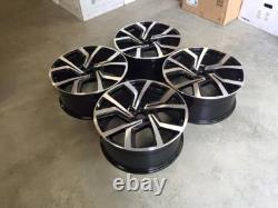 18 VW Golf Clubsport Style Alloy Wheels Gloss Black Polished MK5 MK6 MK7 MK7.5
