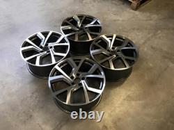 18 VW Golf Clubsport Style Alloy Wheels Gun Metal Polished MK5 MK6 MK7 MK7.5