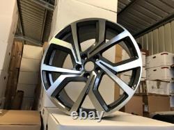 18 VW Golf Clubsport Style Alloy Wheels Gun Metal Polished MK5 MK6 MK7 MK7.5
