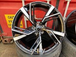 18 VW Golf GTD Sevilla RS6 Style Alloy Wheels And 225/40/18 Tyres NEW