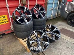 18 VW Golf GTD Sevilla RS6 Style Alloy Wheels And 225/40/18 Tyres NEW