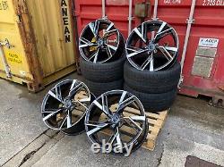 18 VW Golf GTD Sevilla RS6 Style Alloy Wheels And 225/40/18 Tyres NEW