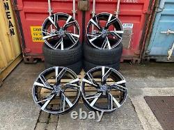 18 VW Golf GTD Sevilla RS6 Style Alloy Wheels And 225/40/18 Tyres NEW