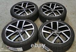 18 VW Golf JURVA Style Alloy Wheels+tyres fits VW Golf MK5 MK6 MK7 (x4)