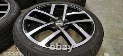 18 VW Golf JURVA Style Alloy Wheels+tyres fits VW Golf MK5 MK6 MK7 (x4)