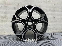 18 VW Golf Queenstown Style Alloy Wheels Gloss Black Machined MK5 6 7 Audi A3