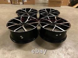 18 VW Golf R Estoril Style Alloy Wheels Gloss Black Golf MK5 MK6 MK7 MK7.5