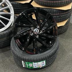 18 VW Golf R Spielberg Style Gloss black alloy wheels & 225/40/18 tyres