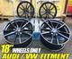 18 Vw Golf R Warmenau Pretoria Style Alloy Wheels Black Golf Mk5 Mk6 Mk7 Mk8