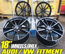 18 VW Golf R Warmenau Pretoria Style Alloy Wheels Black Golf MK5 MK6 MK7 MK8