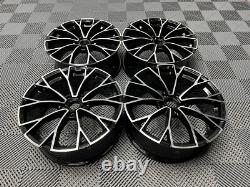18 VW Golf R Warmenau Style Alloy Wheels Black Machined Golf MK5 MK6 MK7 MK8