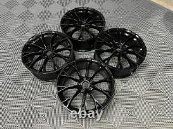 18 VW Golf R Warmenau Style Alloy Wheels Gloss Black Golf MK5 MK6 MK7 MK8
