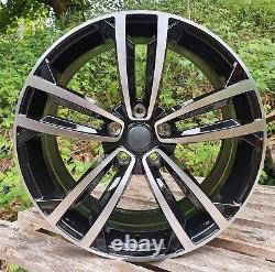 18 VW Golf Seville Style Alloy Wheels Gloss Black Polished MK5 MK6 MK7 MK7.5