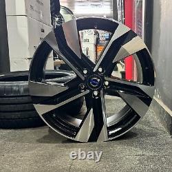 18 Volvo R-Design4 Style alloy wheels Gloss Black & 225/40/18 Michelin tyres