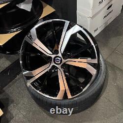 18 Volvo R-Design5 Style alloy wheels Gloss Black & Polished & 225/40/18 tyres
