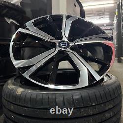 18 Volvo R-Design5 Style alloy wheels Gloss Black & Polished & 225/40/18 tyres