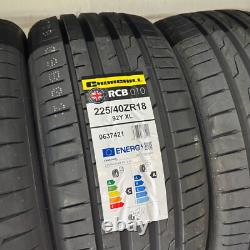 18 Volvo R-Design5 Style alloy wheels Gloss Black & Polished & 225/40/18 tyres