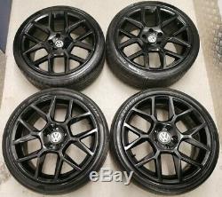 18 Vw Golf Gti Ed35 Style Alloy Wheels 5x112 Mk5 6 7 Gtd Edition Watkins Glen