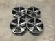 18 X4 Ttrs Rotor Style Alloy Wheels Gun Metal Machined Audi A3 A4 A6