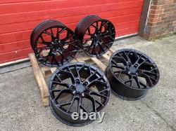 18 x4 New 2023 RS3 Style Alloy Wheels Gloss Black Audi A3 S3 RS3 XT1 FLOW FORM
