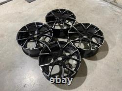 18 x4 New 2023 RS3 Style Alloy Wheels Gloss Black Machined Audi A3 S3 RS3