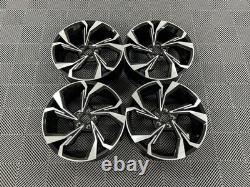 18 x4 New 2024 Audi Alba Style Alloy Wheels Black Machined Audi A3 A4 A6