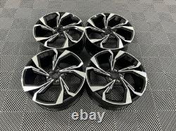 18 x4 New 2024 Audi Alba Style Alloy Wheels Black Machined Audi A3 A4 A6
