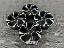 18 x4 New 2024 Audi Alba Style Alloy Wheels Black Machined Audi A3 A4 A6