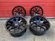18 X4 New Golf Dallas Dtm Style Alloy Wheels Gloss Black Vw Mk5 Mk6 Mk7 Caddy