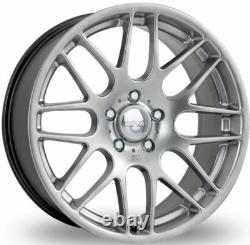 18 x 4 DTM SILVER ALLOY WHEELS CSL STYLE CONCAVE FOR BMW 3 SERIES E90 E91 E92