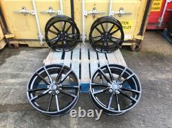 18club sport black VRS STYLE alloy wheels vw golf audi/vwithtt/t4/a4/a3/a6/skoda