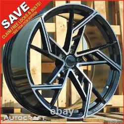 19ABT 2 BP Style ALLOY WHEELS X4 TYRES Fits AUDI A3 A4 A6 TT PCD 5X112