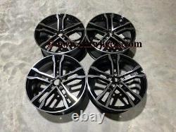 19 2020 SQ8 Style Alloy Wheels Gloss Black Machined VW Golf MK5 MK6 MK7 Audi A3
